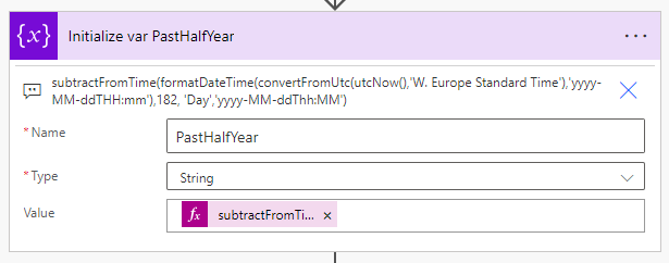 Past half year