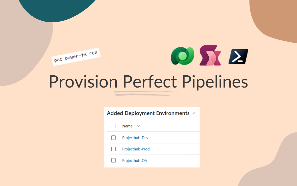 Provision Perfect Pipeline