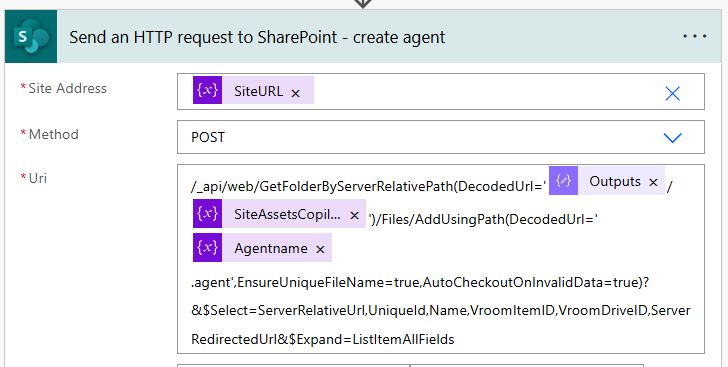 Create agent