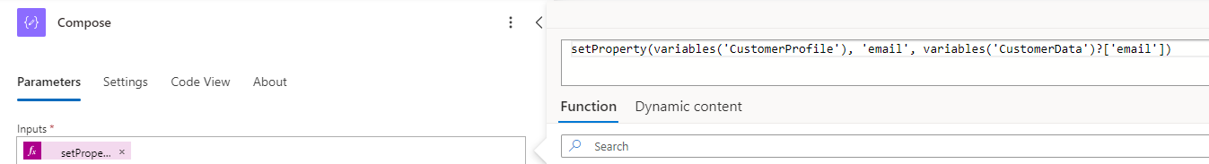 JSON setProperty