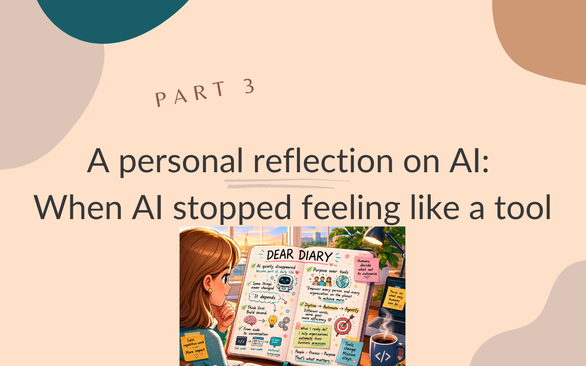 When AI stopped feeling like a tool
