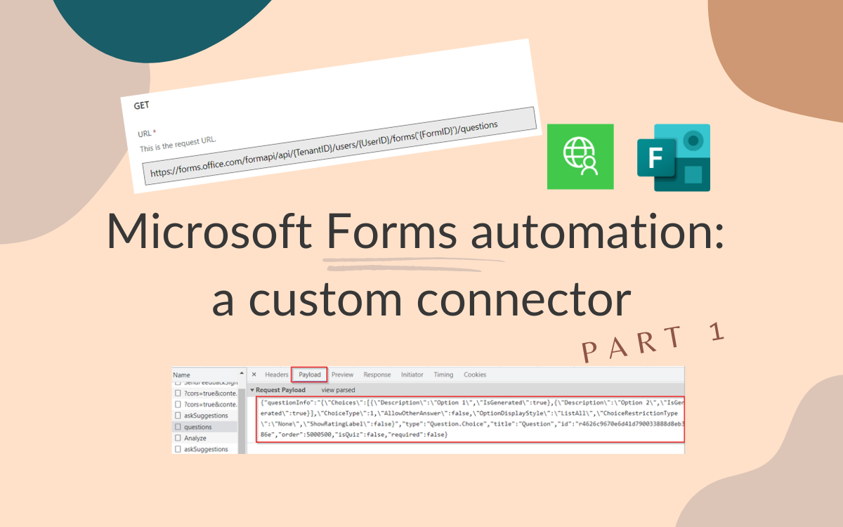 Microsoft Forms automation: a custom connector - part 1